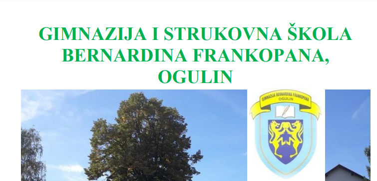 Gimnazija i strukovna škola Bernardina Frankopana, Ogulin, Croatia